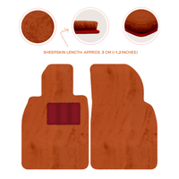 Premium Sheepskin Floor Mats for Porsche Cayenne (2018-2023)