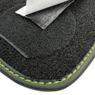 Black Floor Mats for Lamborghini Huracan Tecnica with Alcantara Leather - AutoWin