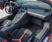 Tilpassbare Bilmatter for Lamborghini Aventador SV Lær Karbon Limited Edition