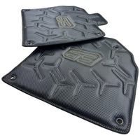Carbon Leather Floor Mats for Lamborghini Aventador SVJ 63 Edition - AutoWin