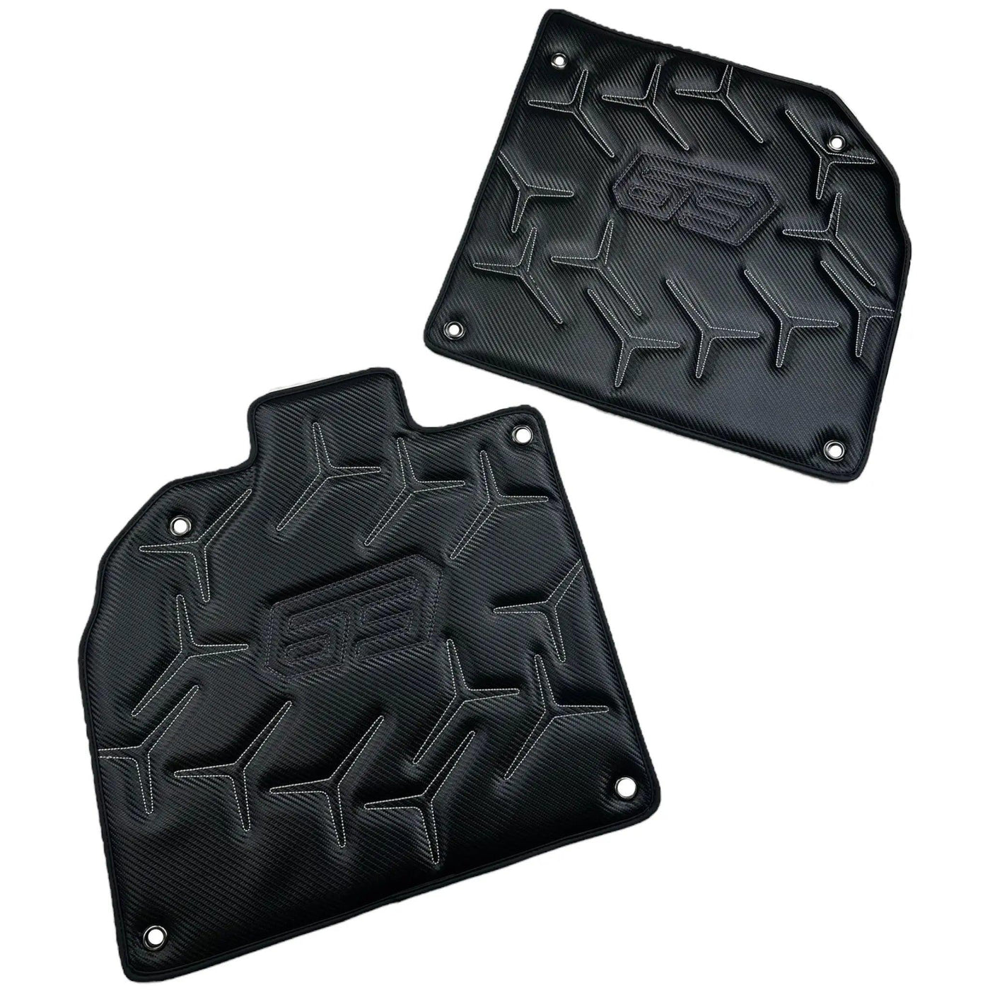 Carbon Leather Floor Mats for Lamborghini Aventador SVJ 63 Edition - AutoWin