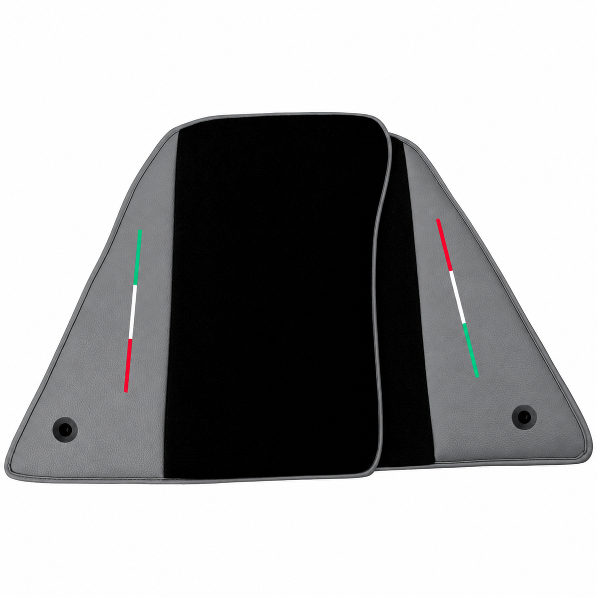 Black Leather Floor Mats Daytona Pattern for Ferrari 849 Testarossa (2026-2027)