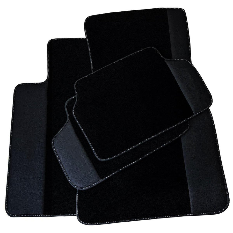 Customizable Black Mats For BMW Gran Tourer F46 (2015-2022) 7 Seats With Leather - AutoWin