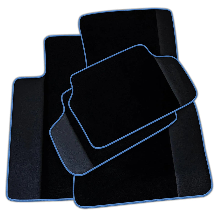 Customizable Black Mats For BMW Gran Tourer F46 (2015-2022) 5 Seats With Leather