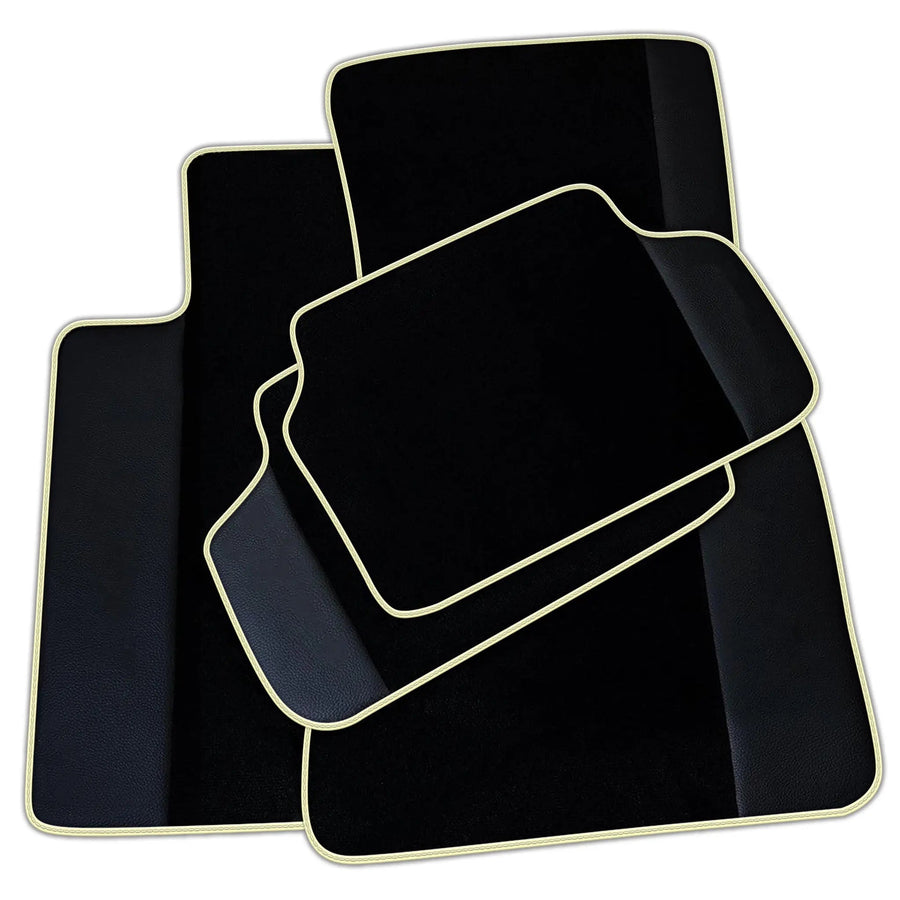 Customizable Black Mats For BMW Gran Tourer F46 (2015-2022) 5 Seats With Leather