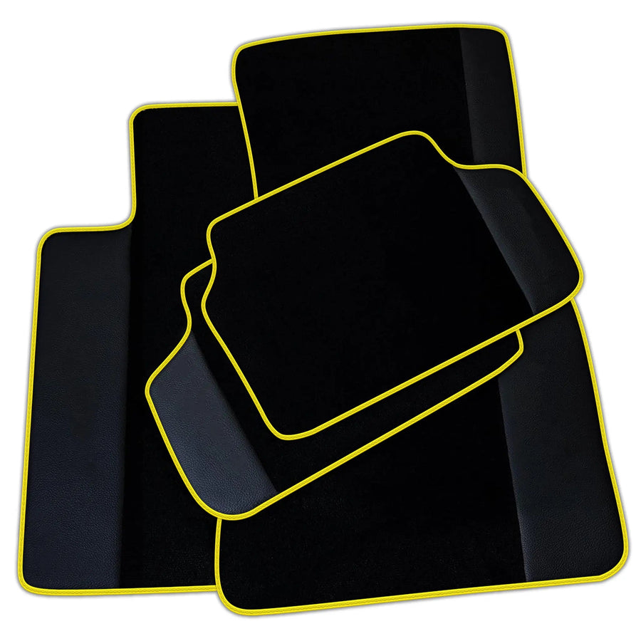 Customizable Black Mats For BMW Gran Tourer F46 (2015-2022) 7 Seats With Leather