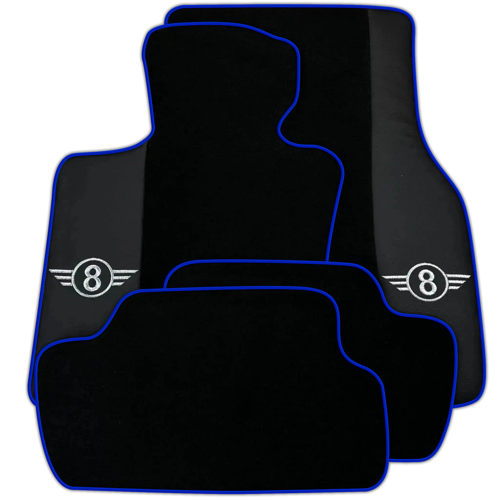 Black Floor Mats for Mini Cooper / One R56 (2007-2014) Various Trim Colors