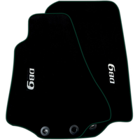 Black Floor Mats for Aston Martin DB9 Volante (2004-2016) Convertible Various Trim Colors
