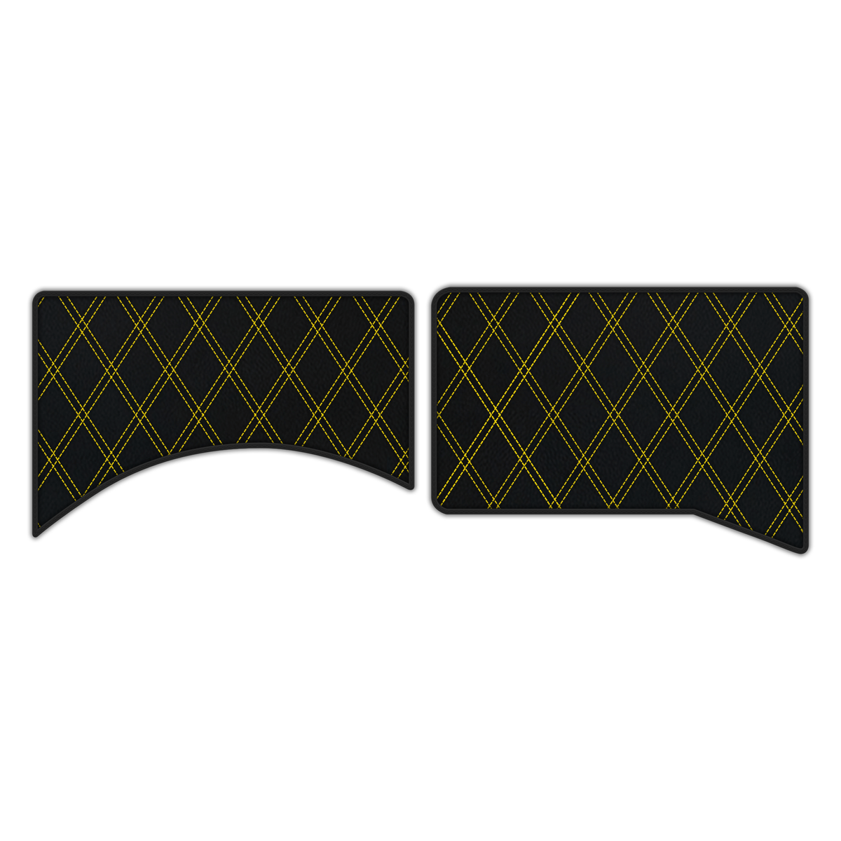 Custom Leather Floor Mats for Ferrari Daytona SP3 - Divario Pattern