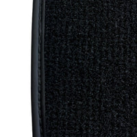 Black Floor Mats For Ferrari 612 Scaglietti 2005-2011 Italian Edition with Leather - AutoWin