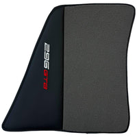 Gray Floor Mats for Ferrari 296 GTB (2022-2024) with Leather - AutoWin