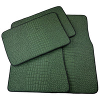 Green Leather Floor Mats for Rolls-Royce Phantom VIII (2017-2024) - AutoWin