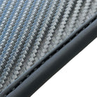 Black Floor Mats for Ferrari 296 GTS (2022-2024) with Carbon Fiber - AutoWin