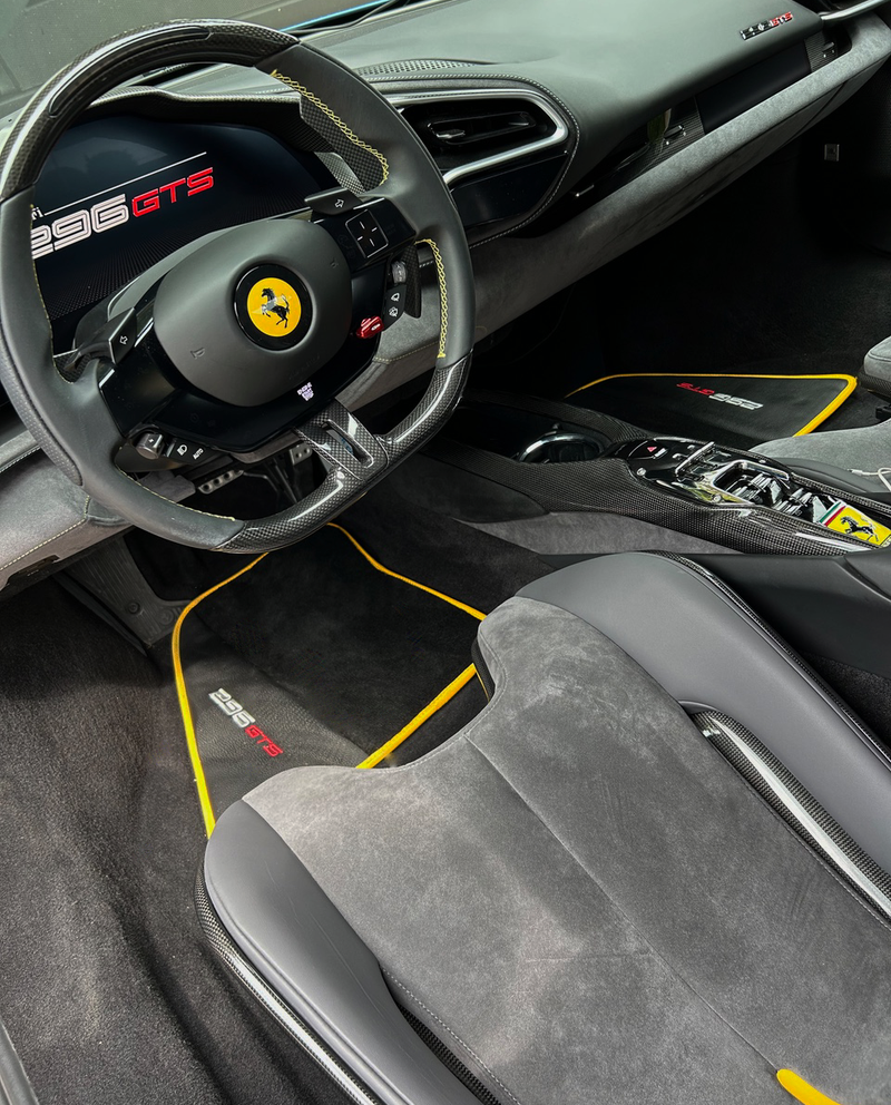 Upgrade Your Ferrari 296 GTS (2022-2025) with Autowin's Exclusive Floor Mats