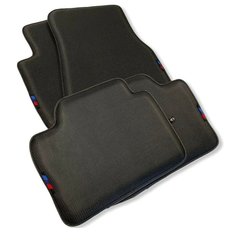 Floor Mats For BMW F74 Gran Coupe (2025-2026) Autowin Brand Carbon Fiber Leather - AutoWin