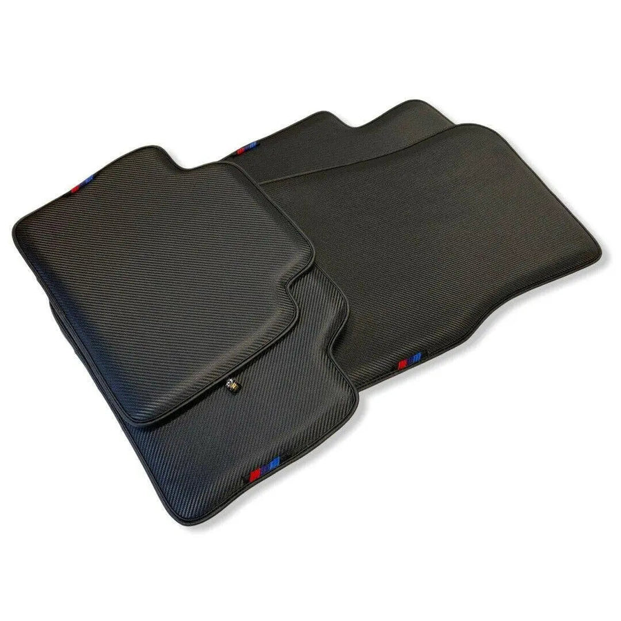 Floor Mats For BMW F74 Gran Coupe (2025-2026) Autowin Brand Carbon Fiber Leather - AutoWin