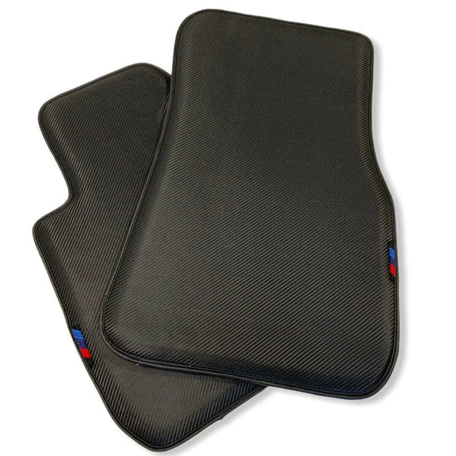 Floor Mats For BMW F74 Gran Coupe (2025-2026) Autowin Brand Carbon Fiber Leather - AutoWin
