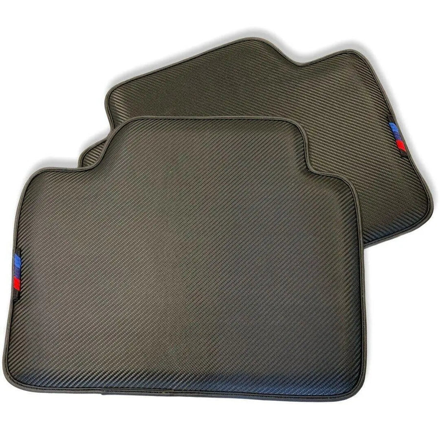 Floor Mats For BMW F74 Gran Coupe (2025-2026) Autowin Brand Carbon Fiber Leather - AutoWin
