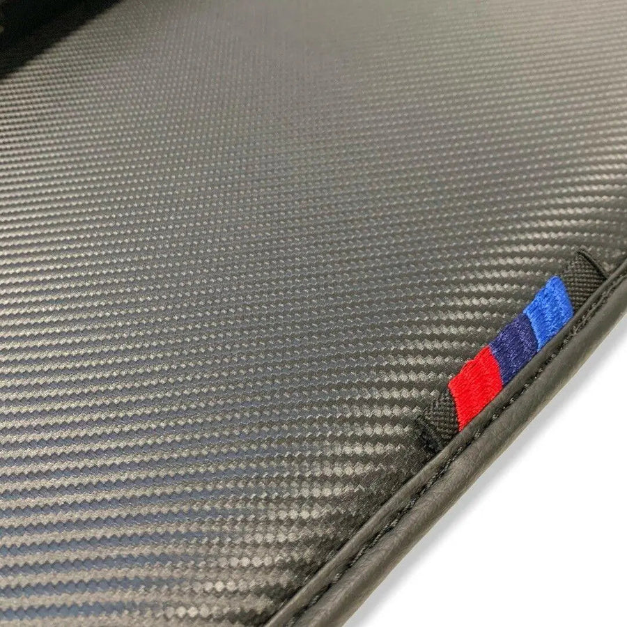 Floor Mats For BMW 1 Series F70 (2024-2026) Hatchback Autowin Brand Carbon Fiber Leather - AutoWin
