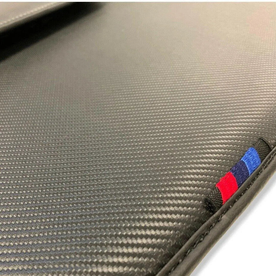 Floor Mats For BMW F74 Gran Coupe (2025-2026) Autowin Brand Carbon Fiber Leather - AutoWin