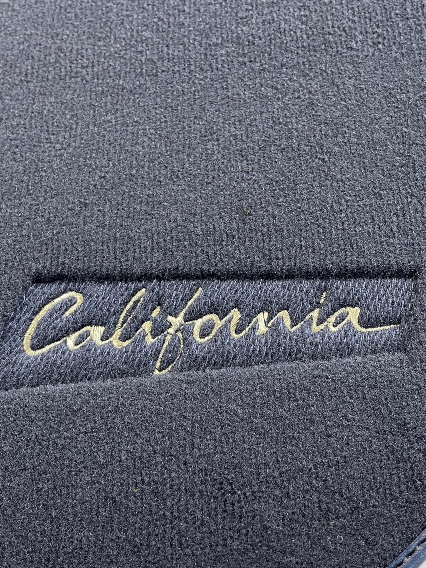 Floor Mats For Ferrari California 2008-2014 Dark Blue Color - AutoWin