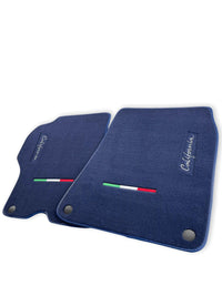 Floor Mats For Ferrari California 2008-2014 Dark Blue Color - AutoWin