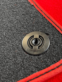 Floor Mats For Ferrari California 2008-2014 Red Color - AutoWin