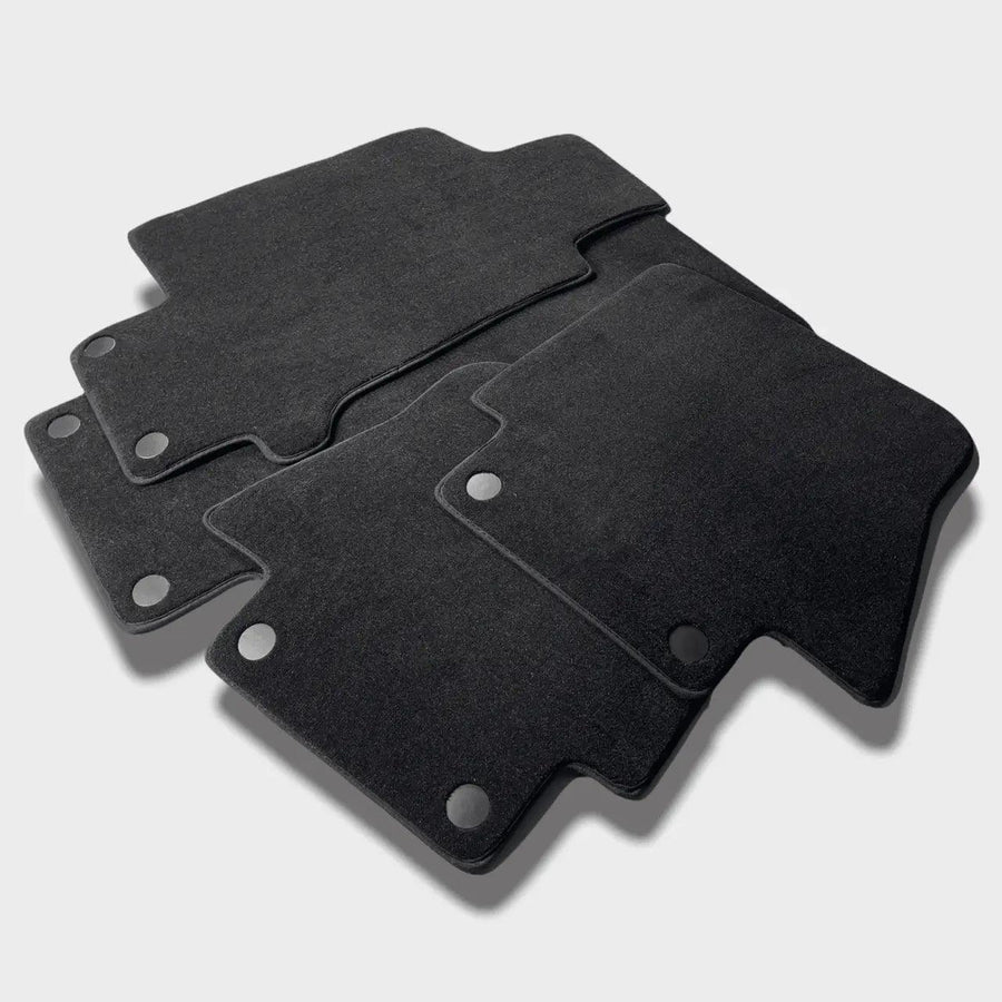 Floor Mats For Maserati GranCabrio Sport (2011-2019) Black - AutoWin