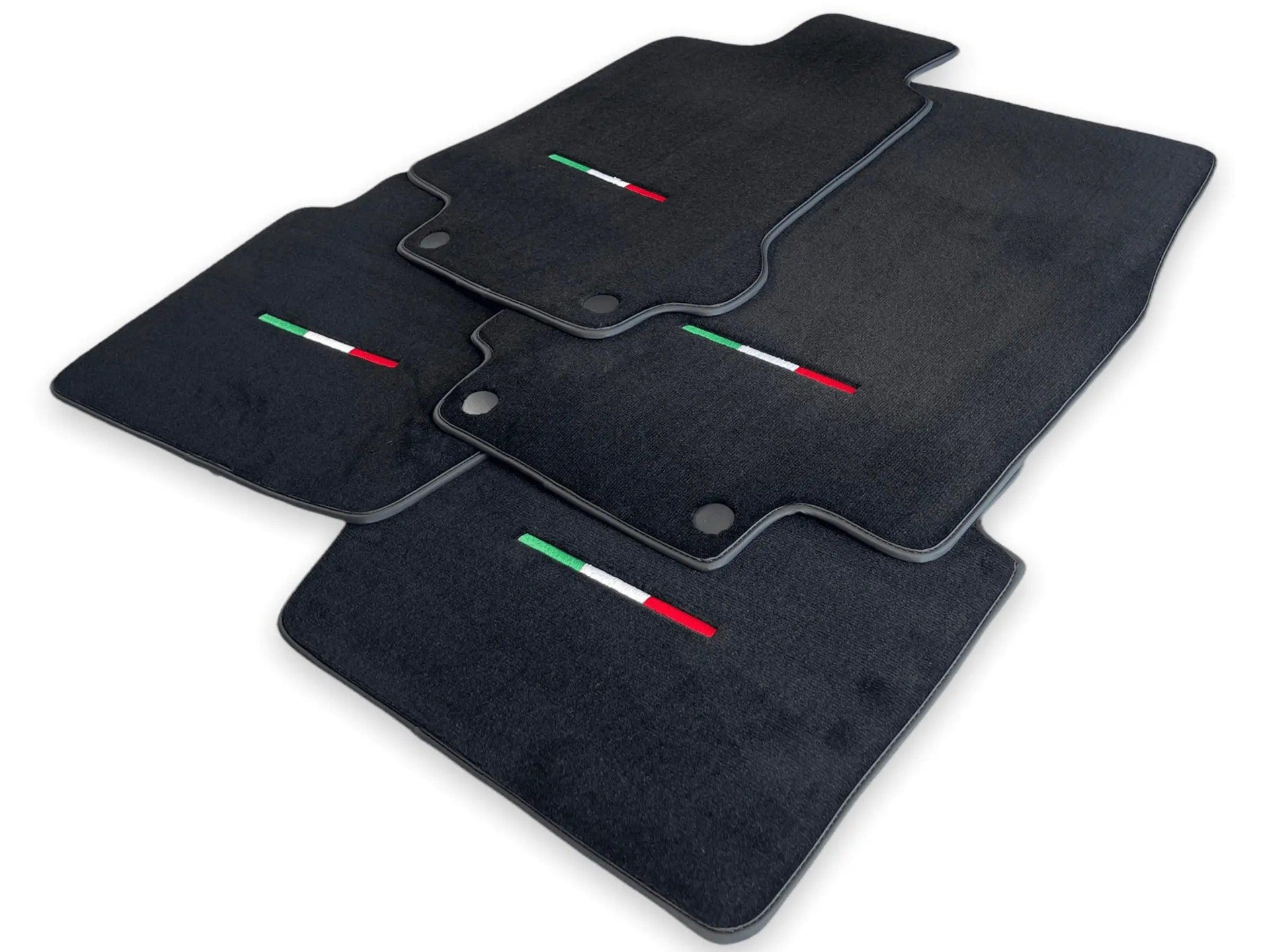 Floor Mats For Maserati GranTurismo S (2008-2012) Black IT Edition - AutoWin