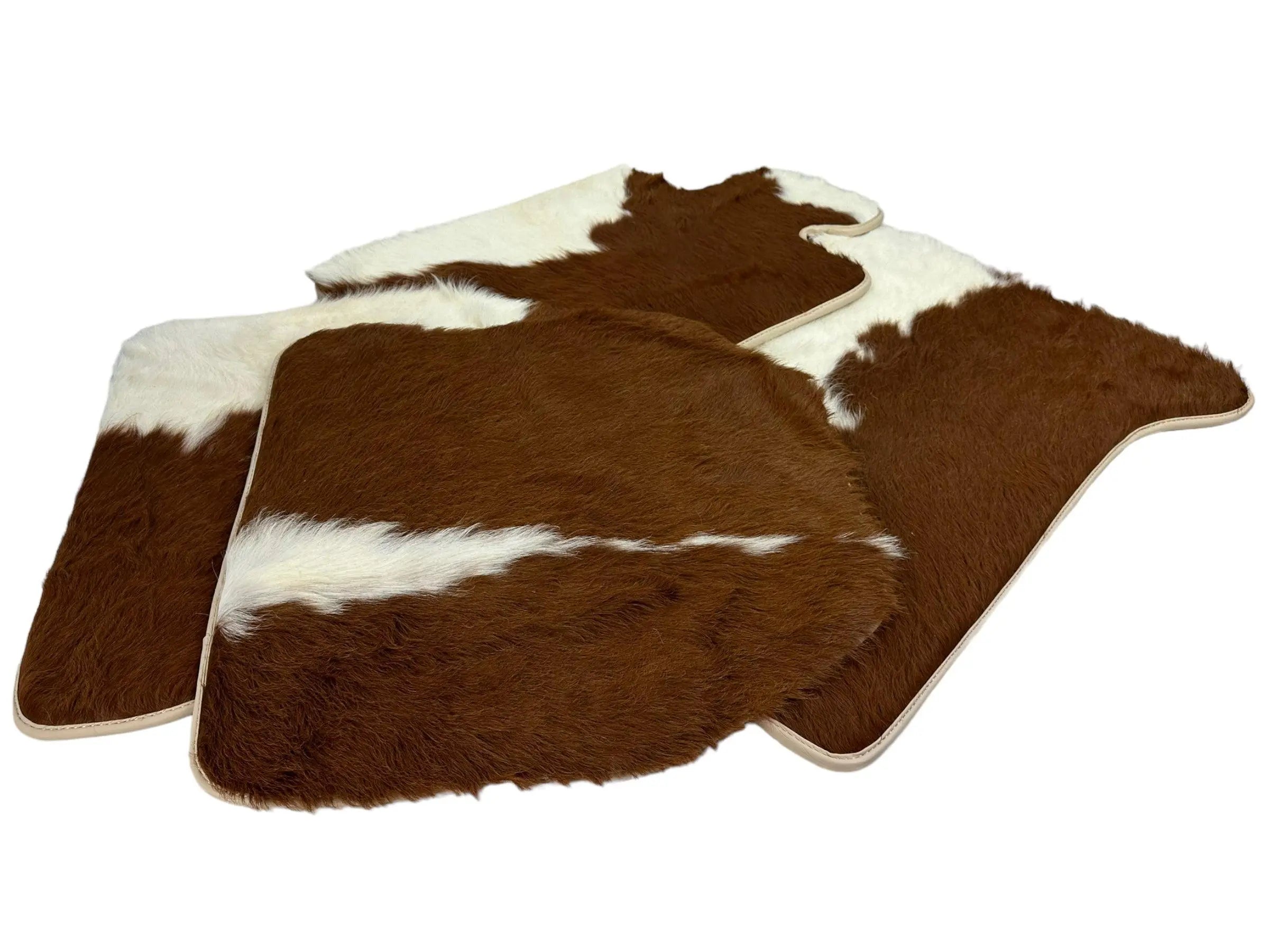 Floor Mats For Rolls Royce Ghost Series II (2021-2024) Cow Leather - AutoWin