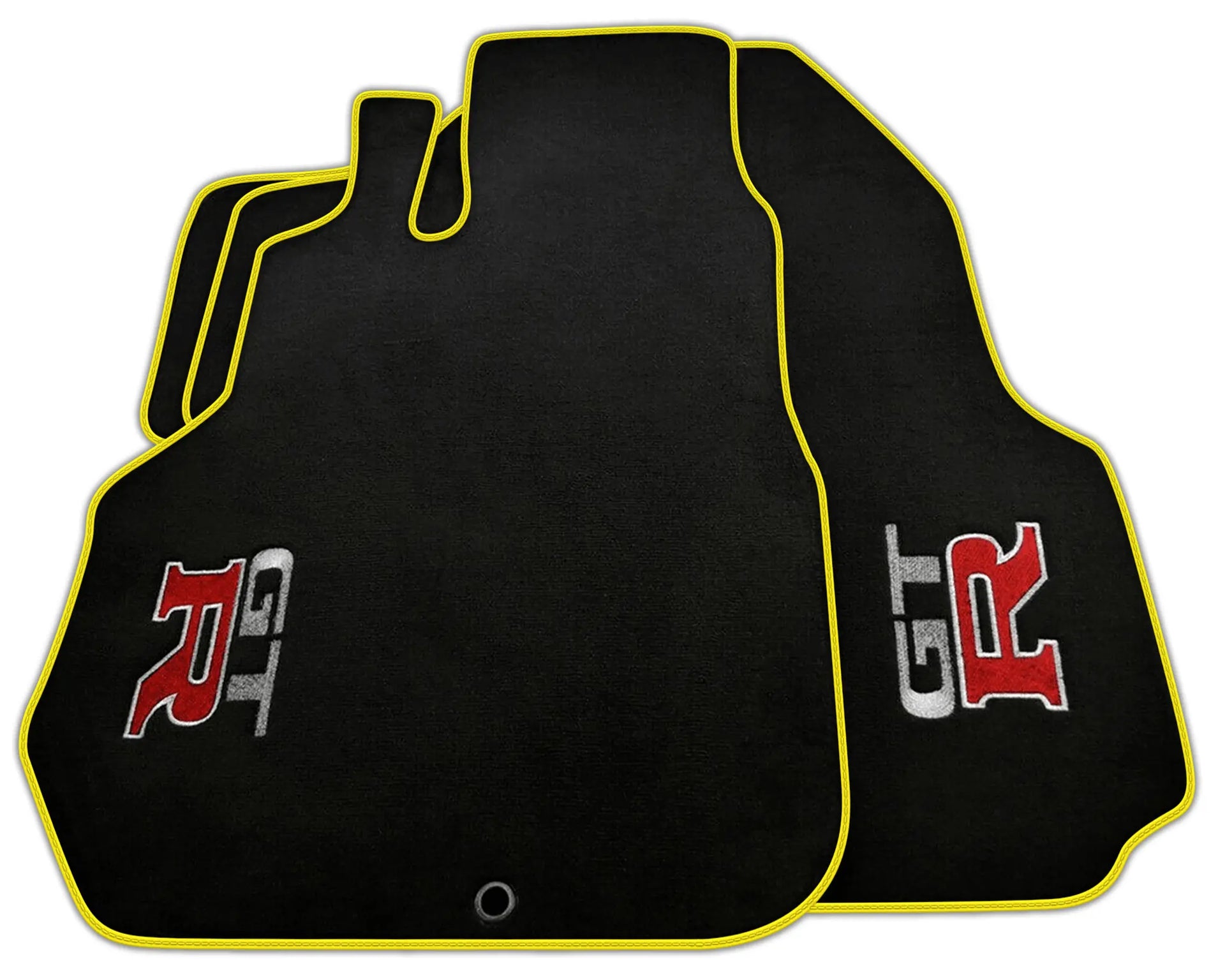 Floor Mats for Nissan GT-R Tailored Black Carpets Set With GTR Emblem | Various Trim Colors