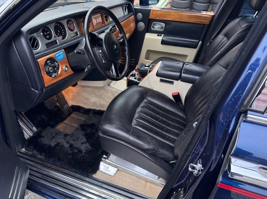 Echte Schafsfell-Autofußmatten Rolls Royce Phantom VIII (2017-2024) ER56 Design Brand