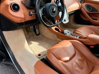 Fußmatten für McLaren 720S Beige Maßgeschneiderte Teppiche Set AutoWin