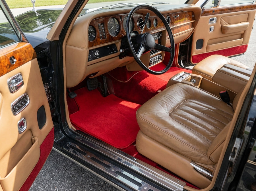 Bilmatter for Rolls Royce Wraith 2013-2023 Rød