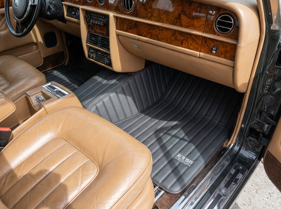 Bilmatter for Rolls Royce Wraith 2013-2023 Lær ER56 Design