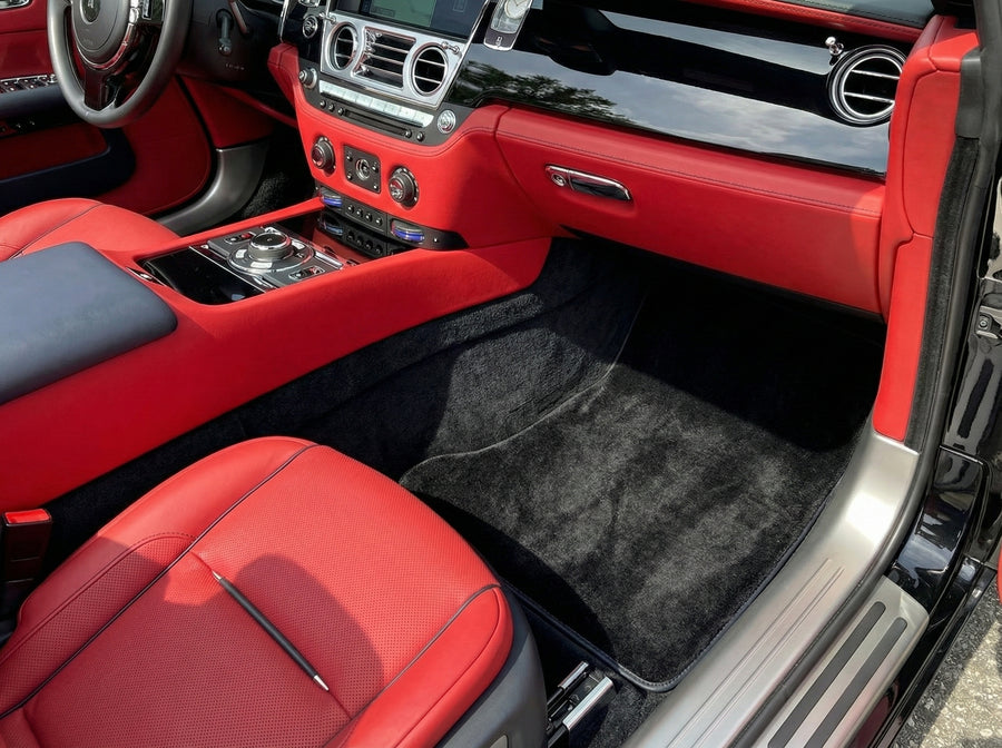 Bilmatter For Rolls Royce Dawn Rr6 2016-2023 Svart
