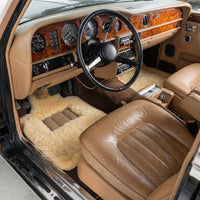Natural Color Medical Sheepskin Floor Mats for Rolls Royce Wraith | Relugan