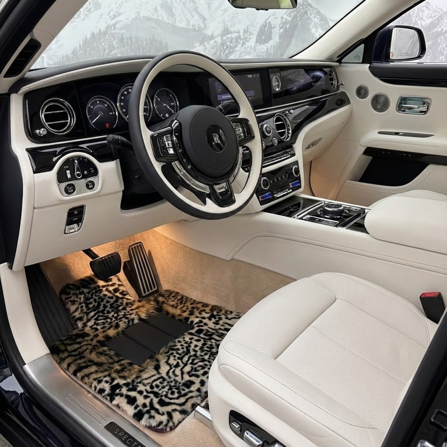 Løve pels Bilmatter for Rolls-Royce Spectre (2023-2024)
