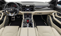 Svarte Bilmatter For Lamborghini Urus Med Alcantara Lær