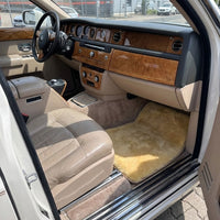 Naturlige Fargede Medisinske Saueskinnsbilmatte for Rolls Royce Phantom VIII (2017-2024) | Relugan