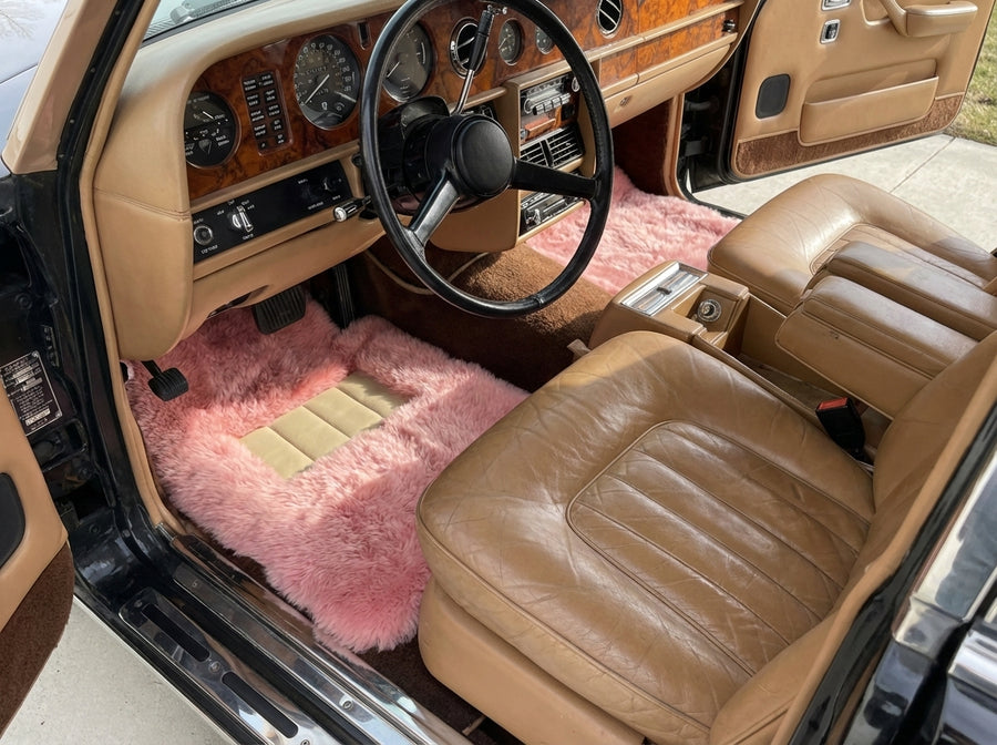 Rosa Saueskinn Bilmatter For Rolls Royce Wraith 2013–2023