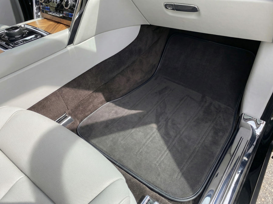 Alcantara Autofußmatten Für Rolls Royce Black Badge Cullinan