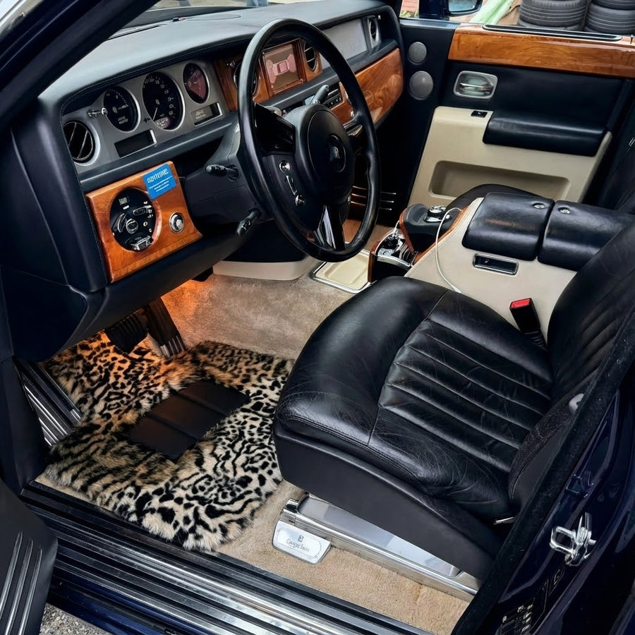 Leopardenfell Autofußmatten für Rolls-Royce Phantom Drophead Coupe (2007-2016)
