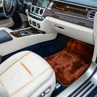 Ingefærfargede saueskinnsmatter for Rolls-Royce Dawn (2016-2023)