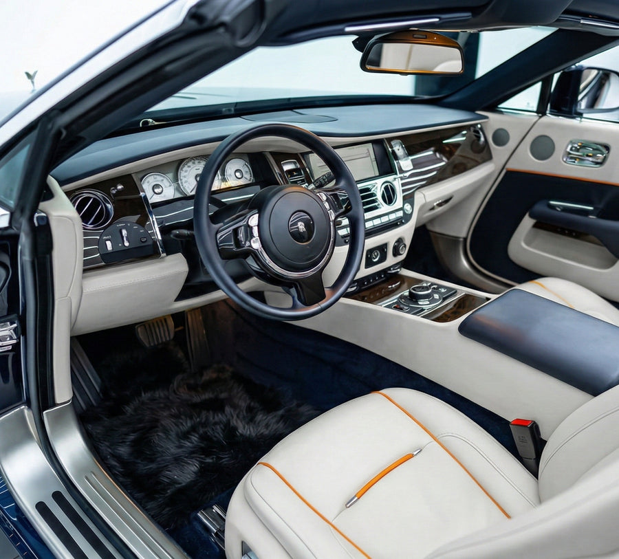Saueskinn Bilmatter for Rolls Royce Dawn Rr6 2016-2023 Er56 Design Brand