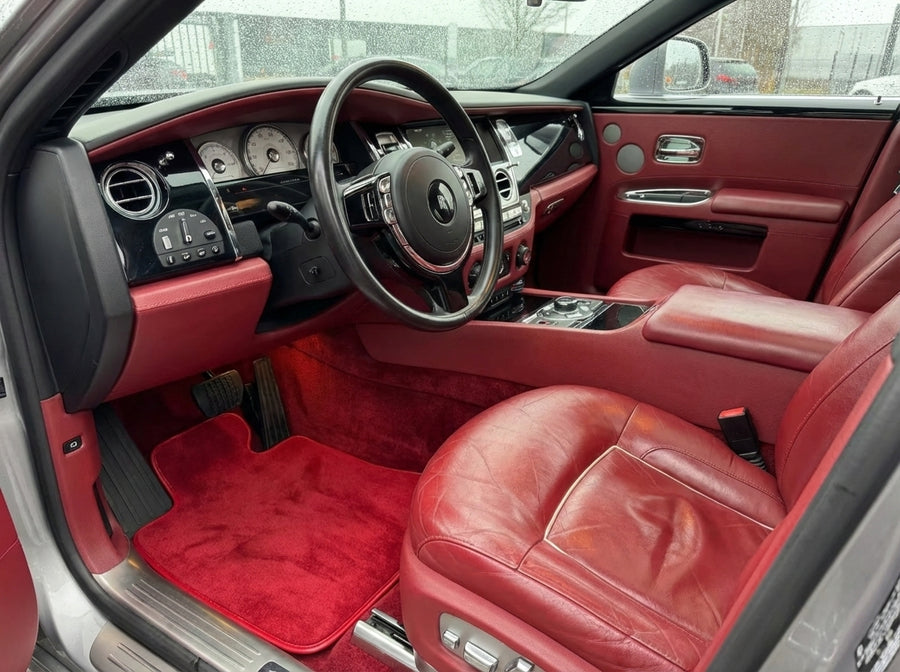 Bilmatter For Rolls Royce Ghost Series I (2010–2020) Rød
