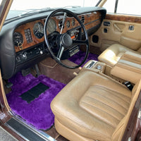 Violette Schaffell-Fußmatten für Rolls-Royce Shadow (1965-1977)