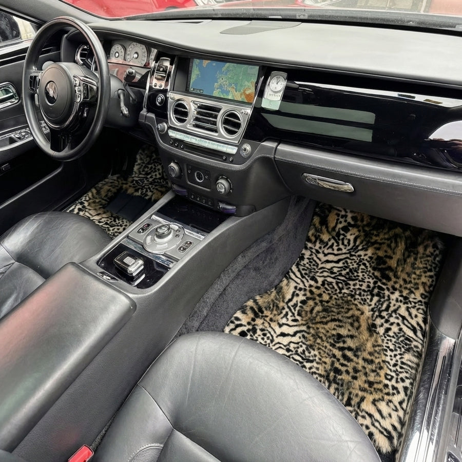Leopard Pels Bilmatter for Rolls-Royce Ghost Series I (2010–2020)