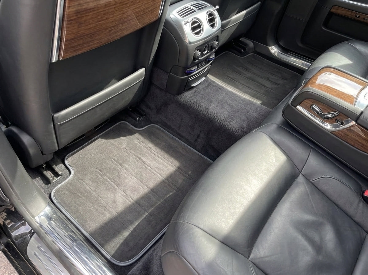Alcantara Floor Mats For Rolls Royce Black Badge Ghost