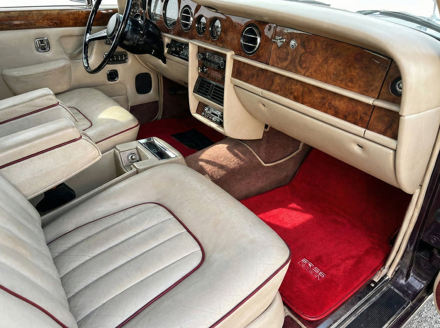 Bilmatter For Rolls Royce Shadow 1965-1977 Røde ER56 Design
